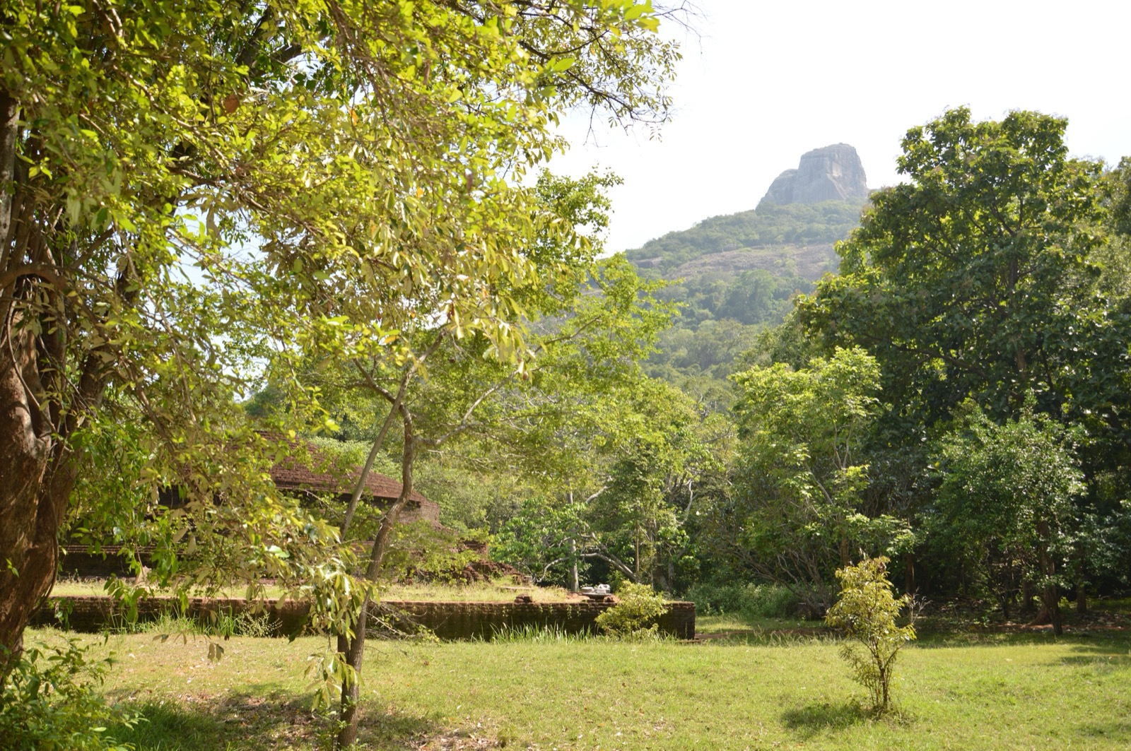 Sacred city landscape in Anuradhapura, Sri Lanka