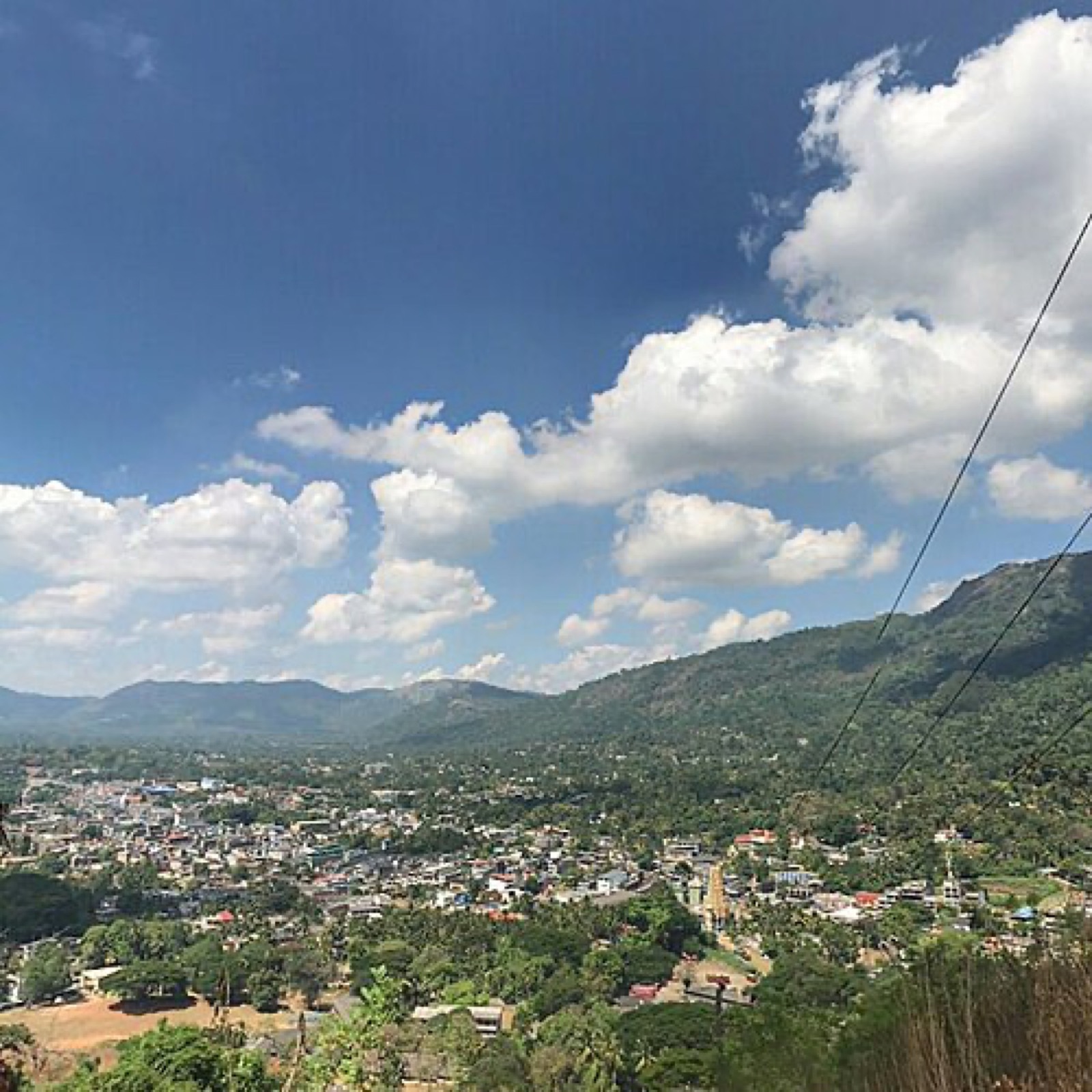 Matale skyline in Sri Lanka