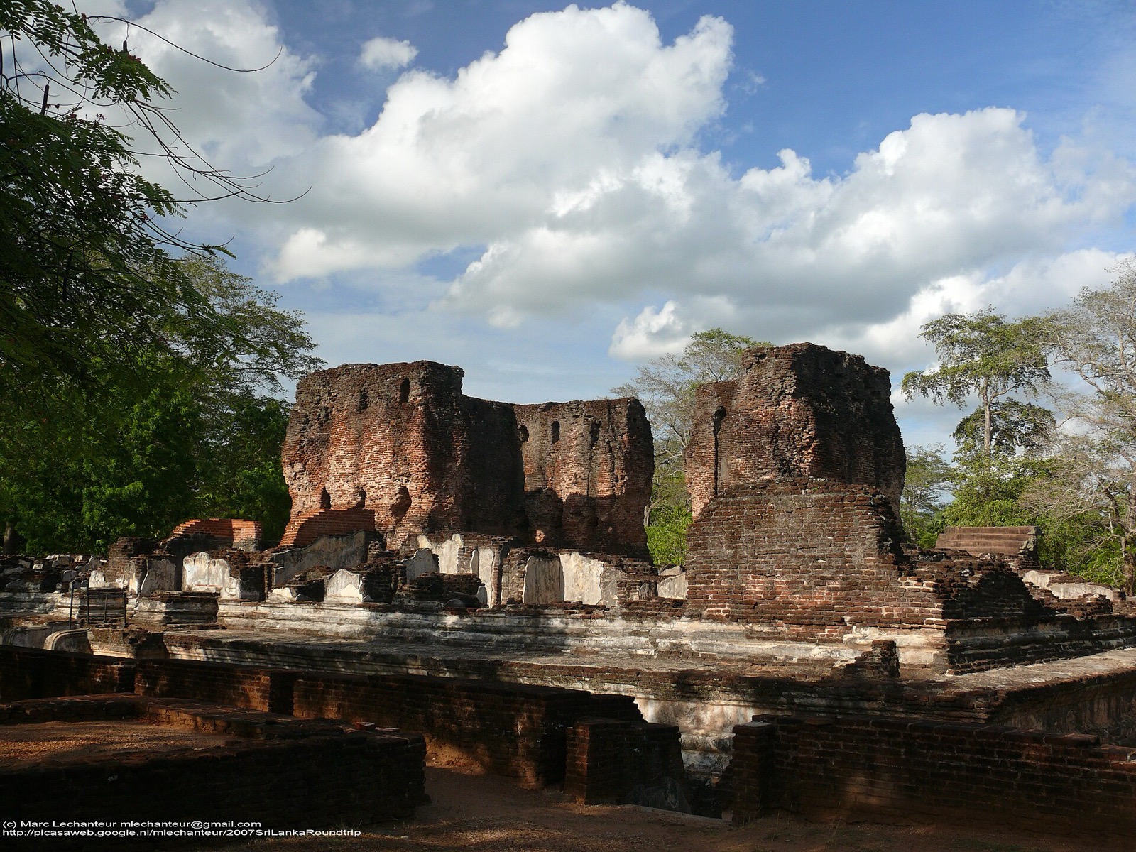 Ancient ruins in Polonnaruwa, Sri Lanka