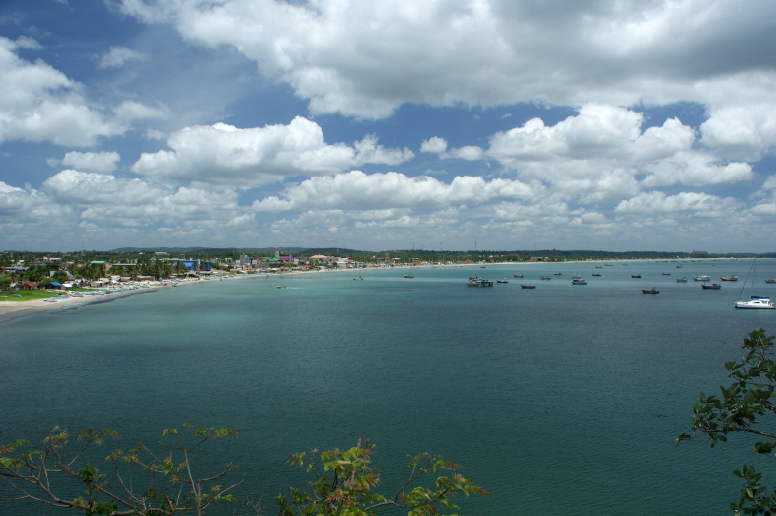 Bay of Trincomalee in Sri Lanka