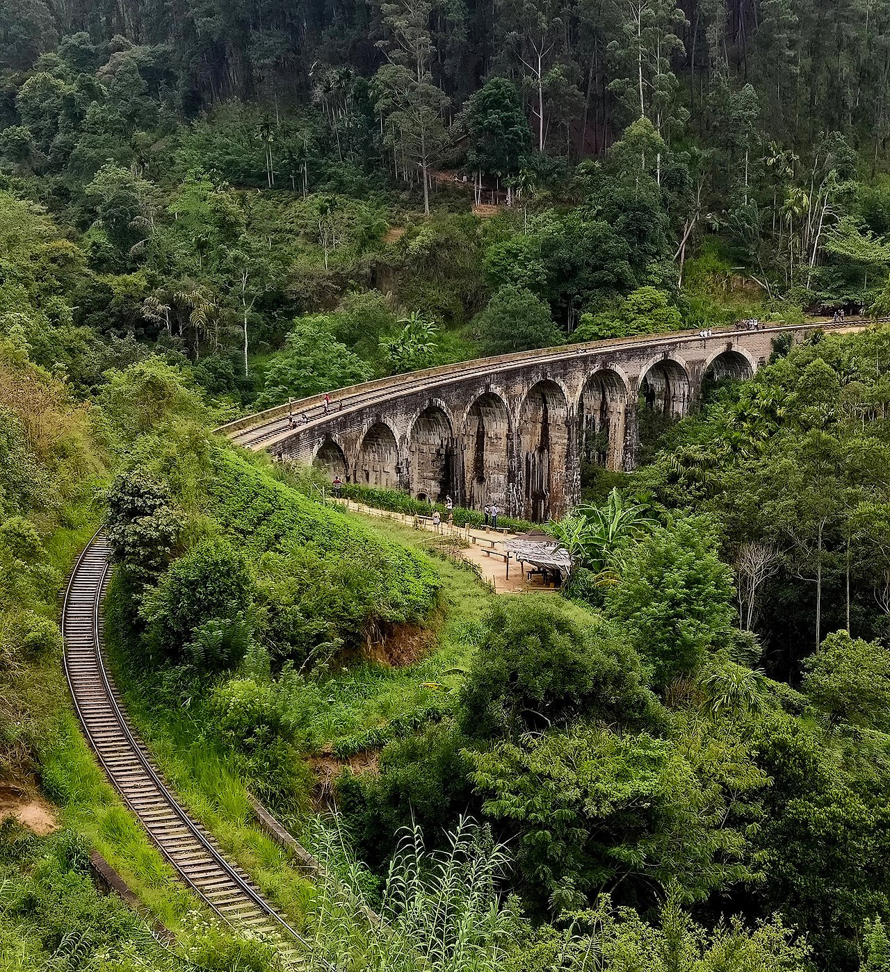 Nine Arch Bridge in Ella, Sri Lanka